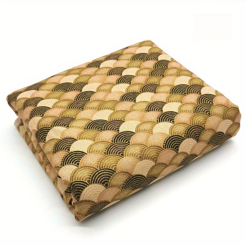100% Cotton Japanese Style Bronzing Fabric Flower Printed Fabric -