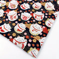Load image into Gallery viewer, 100% Cotton Japanese Style Bronzing Fabric Flower Printed Fabric -