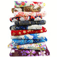 Load image into Gallery viewer, 100% Cotton Japanese Style Bronzing Fabric Flower Printed Fabric -