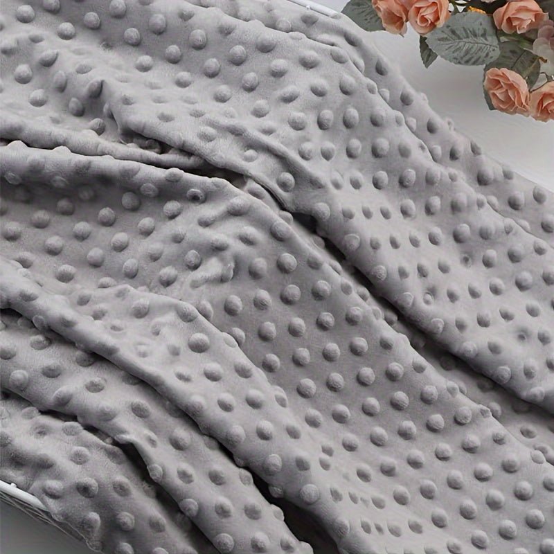 160x50cm Pack Polyester Plush Fleece Fabric, Solid Color Precut Soft Dot Velveteen Material, Machine Washable, for DIY Crafts, Quilting, and Stuffed Animal Projects -
