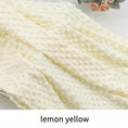 Load image into Gallery viewer, 160x50cm Pack Polyester Plush Fleece Fabric, Solid Color Precut Soft Dot Velveteen Material, Machine Washable, for DIY Crafts, Quilting, and Stuffed Animal Projects -