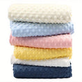 Load image into Gallery viewer, 160x50cm Pack Polyester Plush Fleece Fabric, Solid Color Precut Soft Dot Velveteen Material, Machine Washable, for DIY Crafts, Quilting, and Stuffed Animal Projects -
