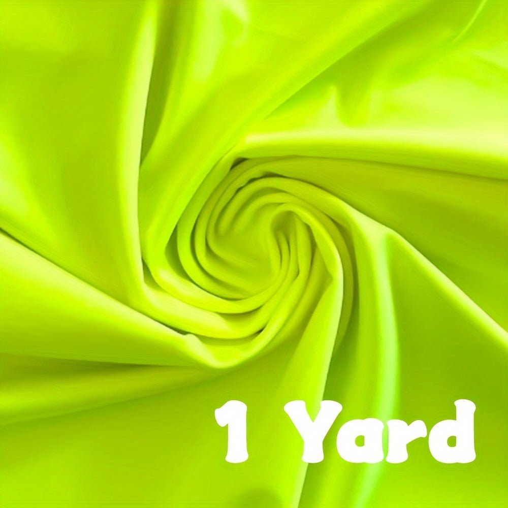1pc Nylon Spandex Fabric by The Yard, Swimwear Activewear Fabric, 4 - Way Stretch Fabric for Sports, Dance, Yoga, Table Cloth, Swimsuit Fabric (152.4cm Wide) -