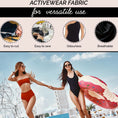 Load image into Gallery viewer, 1pc Nylon Spandex Fabric by The Yard, Swimwear Activewear Fabric, 4 - Way Stretch Fabric for Sports, Dance, Yoga, Table Cloth, Swimsuit Fabric (152.4cm Wide) -