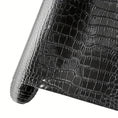 Load image into Gallery viewer, 1pc, PU Leather Fabric, Faux Leather Fabric, Crocodile Pattern Road Leather Fabric, Leather Interior Fabric (0.91 Meter) -