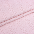 Load image into Gallery viewer, Cotton pointelle knit fabric with openwork texture, view 4