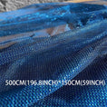 Load image into Gallery viewer, Blue Metallic Fabric, Handmade DIY Fabric Diy Tulle For Sewing Apparel Costumes Craft -