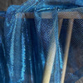 Load image into Gallery viewer, Blue Metallic Fabric, Handmade DIY Fabric Diy Tulle For Sewing Apparel Costumes Craft -
