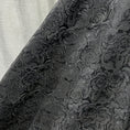 Load image into Gallery viewer, Elegant Deep Red, Black, White And Pink 3D Rose Jacquard Fabric -