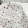 Load image into Gallery viewer, Floral Jacquard Dot Cotton Fabric for Sewing and Dressmaking - Lightweight and Breathable Material -