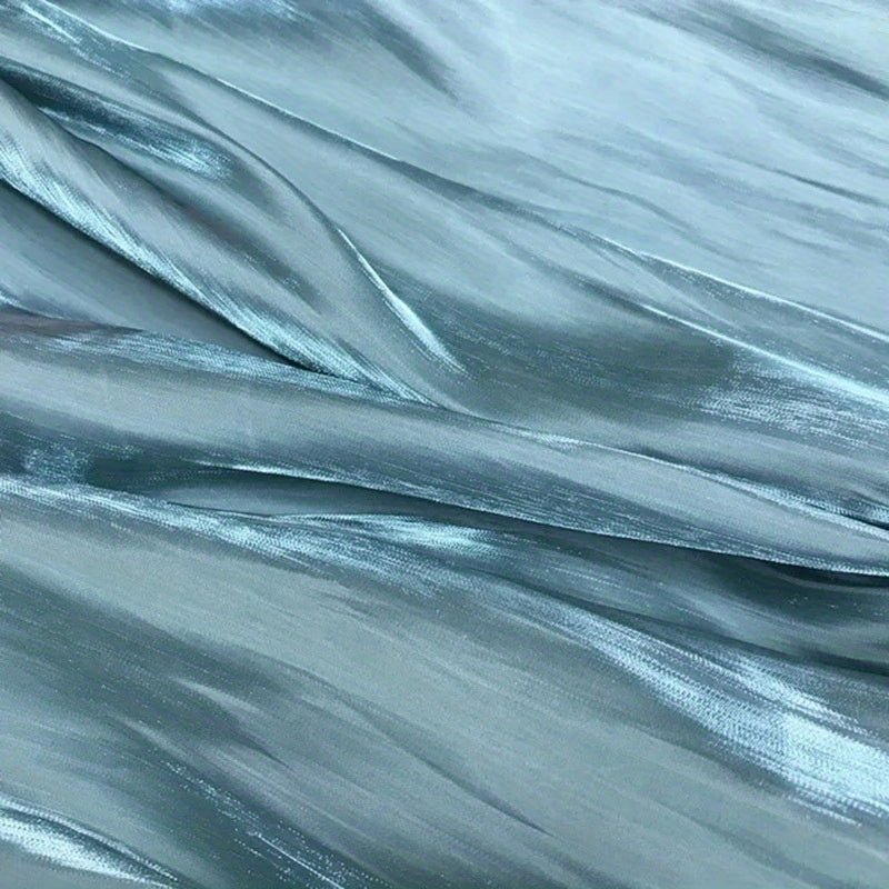 Glitter Gradient Fabric Glossy Satin Sequined Fabric -