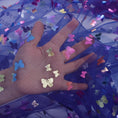 Load image into Gallery viewer, Heat Transfer Colorful Butterfly Gauze Tulle Fabric, Suitable for Handmade Bows, Shoe and Clothing Accessories, Photo Background, etc -
