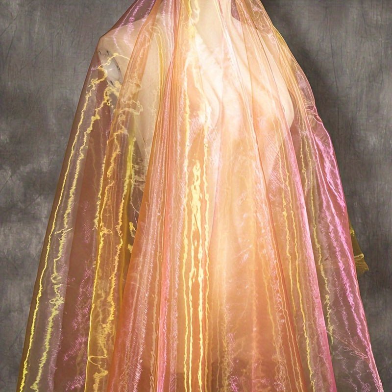 Laser Gradient Organza Tulle Fabric -