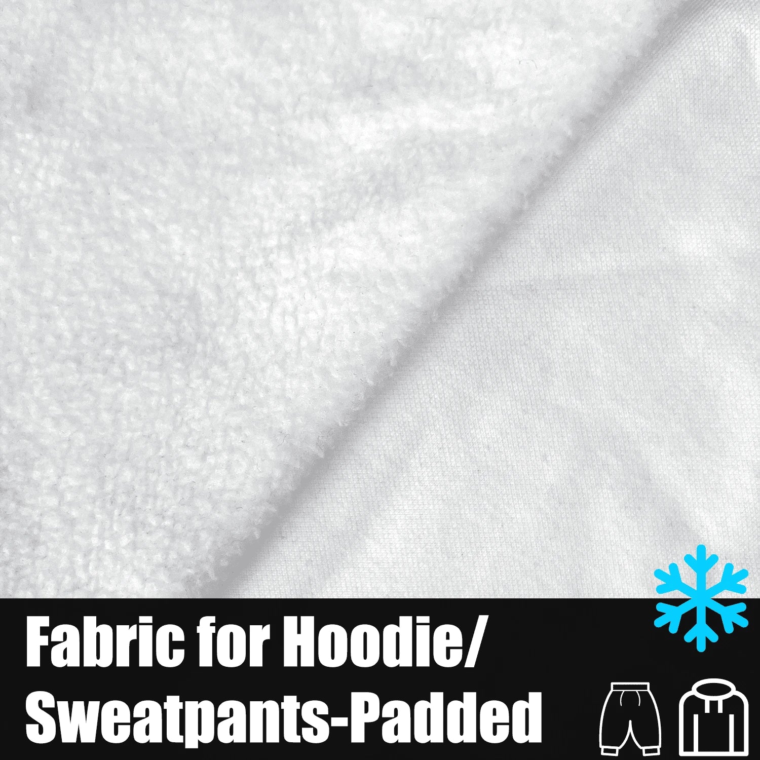 LasilkFabric Fleece Knit Fabric, Hoodie/Sweatpants Fabric -