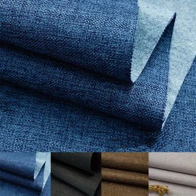 LasilkFabric High - quality Faux Linen Upholstery Fabrics, Suitable for Couch, Chair, Pillow, Tablecloth, Curtain, etc. -