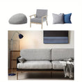 Load image into Gallery viewer, LasilkFabric High - quality Faux Linen Upholstery Fabrics, Suitable for Couch, Chair, Pillow, Tablecloth, Curtain, etc. -