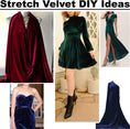 Load image into Gallery viewer, LasilkFabric Stretch Velvet Upholstery Fabric -