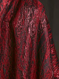 Load image into Gallery viewer, Liquid Flow Ruffle Jacquard Design, Designer Fabrics -