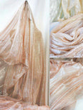 Load image into Gallery viewer, Luxurious Champagne Golden Mesh Tulle Fabric -