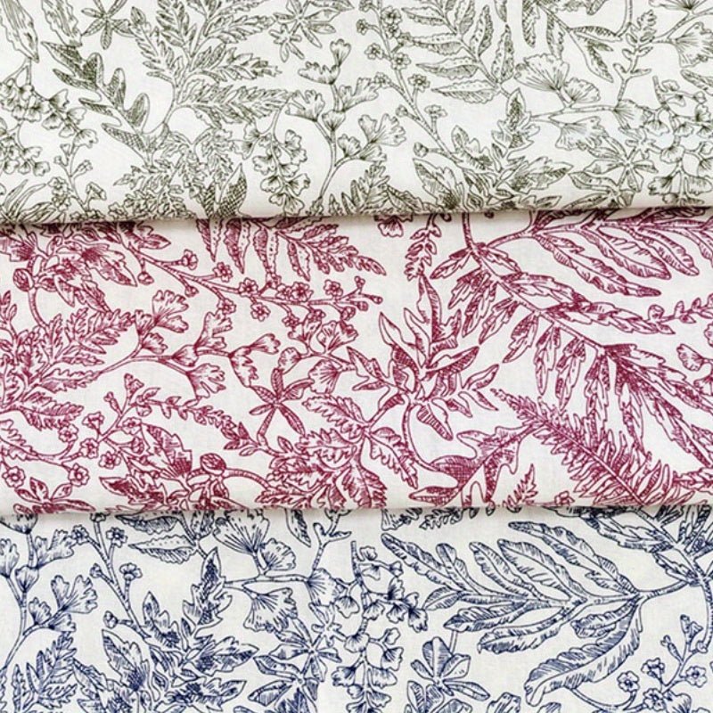 Multifunctional Printed Cotton Fabric for Home Decor - Sofa, Tablecloth, Curtain, Bag, Cushion, Furniture Cover Material -