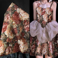 Load image into Gallery viewer, Oil Painting Style Jacquard Fabric, Designer Fabrics, For Skirt Making, DIY Sewing -