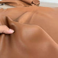 Load image into Gallery viewer, Premium Genuine Brown Sheepskin Leather -