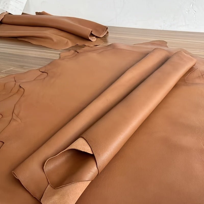 Premium Genuine Brown Sheepskin Leather -
