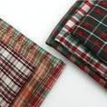 Load image into Gallery viewer, Unique Red Green Plaid Fabric Cut by Yard, Christmas Decoration Fabric, Perfect For Curtains, Sofa Covers, Pillow Making, Holiday Decorations -