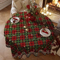 Load image into Gallery viewer, Unique Red Green Plaid Fabric Cut by Yard, Christmas Decoration Fabric, Perfect For Curtains, Sofa Covers, Pillow Making, Holiday Decorations -