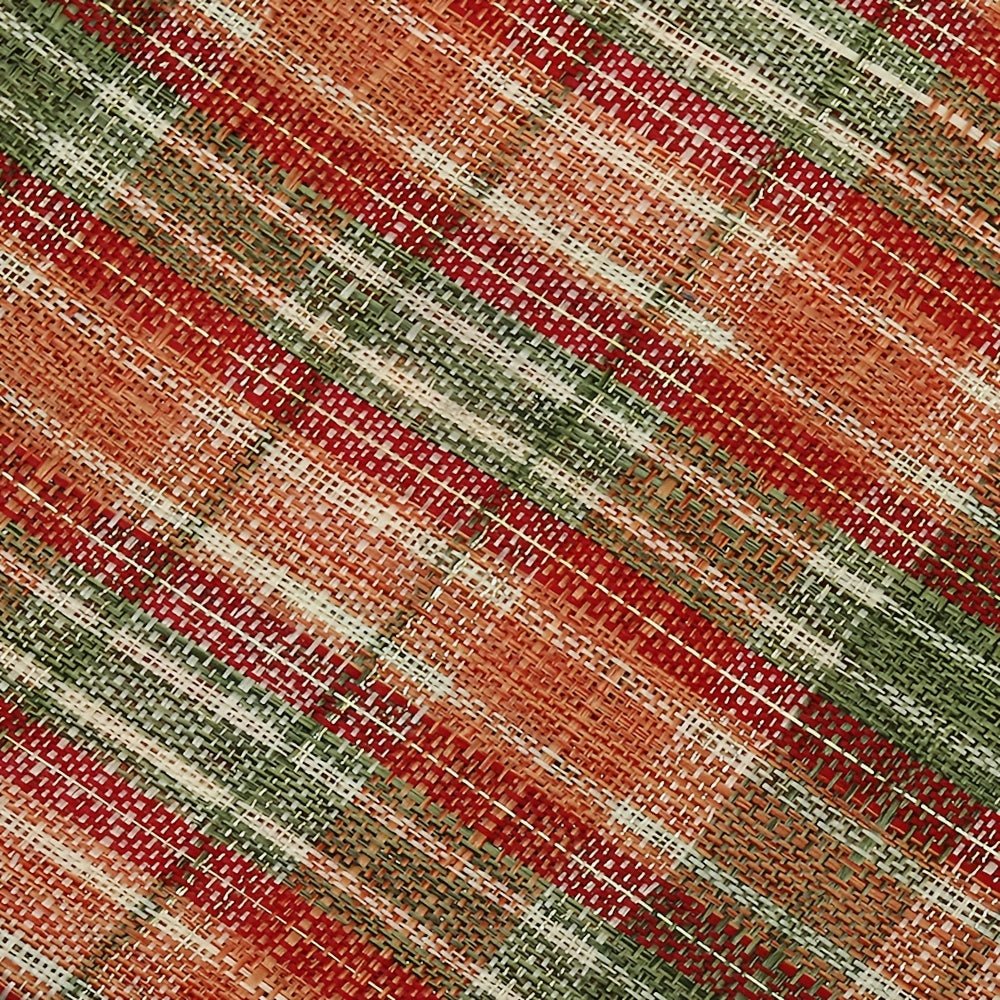 Unique Red Green Plaid Fabric Cut by Yard, Christmas Decoration Fabric, Perfect For Curtains, Sofa Covers, Pillow Making, Holiday Decorations -