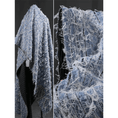 Load image into Gallery viewer, Vintage style,old fringe,denim fabric,designer fabrics -
