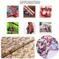 Load image into Gallery viewer, 100% Cotton Japanese Style Bronzing Fabric Flower Printed Fabric - 
