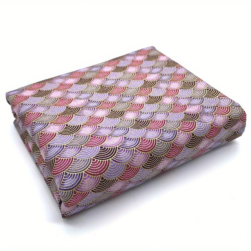 100% Cotton Japanese Style Bronzing Fabric Flower Printed Fabric - 