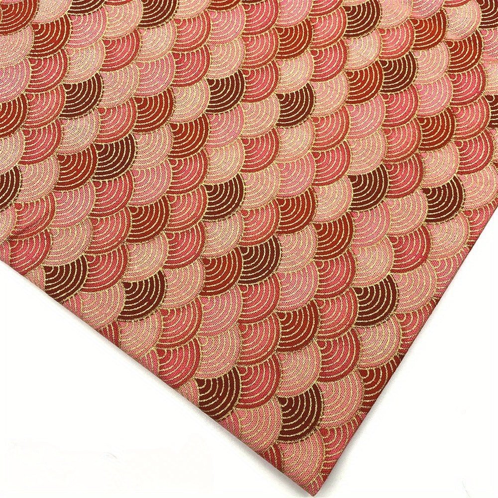 100% Cotton Japanese Style Bronzing Fabric Flower Printed Fabric - 