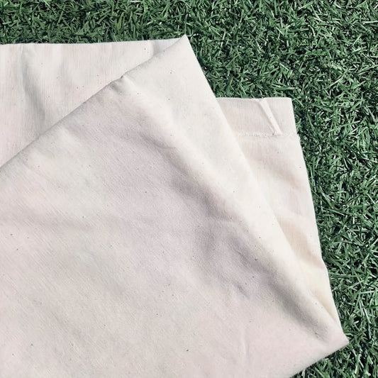 100% Cotton Natural Unbleached Muslin Fabric - 