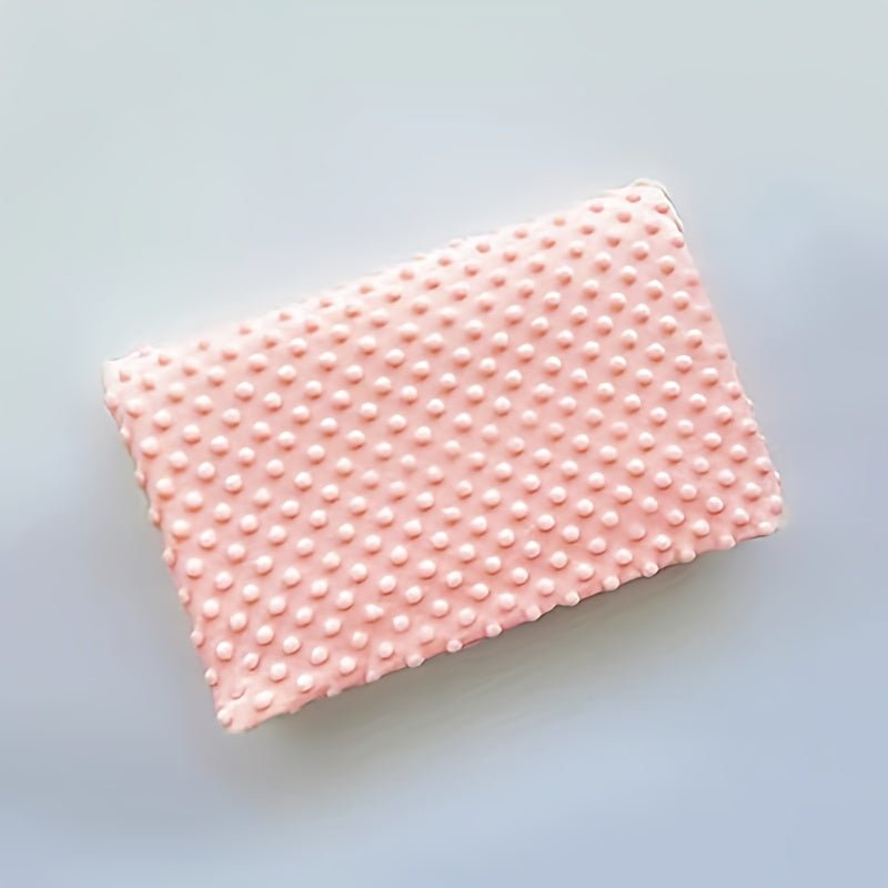 160x50cm Pack Polyester Plush Fleece Fabric, Solid Color Precut Soft Dot Velveteen Material, Machine Washable, for DIY Crafts, Quilting, and Stuffed Animal Projects - 