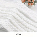 Load image into Gallery viewer, 160x50cm Pack Polyester Plush Fleece Fabric, Solid Color Precut Soft Dot Velveteen Material, Machine Washable, for DIY Crafts, Quilting, and Stuffed Animal Projects - 
