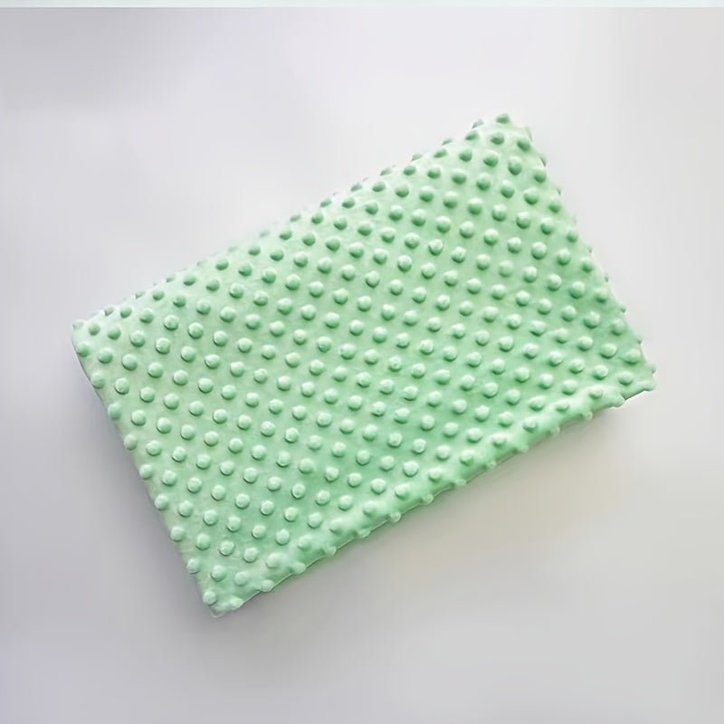 160x50cm Pack Polyester Plush Fleece Fabric, Solid Color Precut Soft Dot Velveteen Material, Machine Washable, for DIY Crafts, Quilting, and Stuffed Animal Projects - 