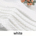 Load image into Gallery viewer, 160x50cm Pack Polyester Plush Fleece Fabric, Solid Color Precut Soft Dot Velveteen Material, Machine Washable, for DIY Crafts, Quilting, and Stuffed Animal Projects - 
