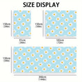 Load image into Gallery viewer, 1pc Golden Chrysanthemum Printed Organza Fabric, Floral Pattern, 30gsm, 100% Polyester, Precuts, Hand Wash Only, for DIY Hair Band, Wedding, Birthday Decorations, Flower Wrapping - 
