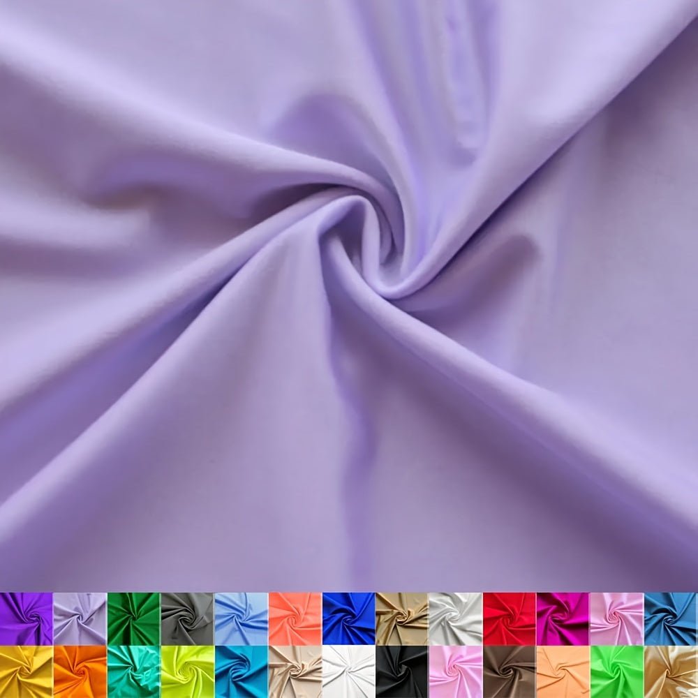 1pc Nylon Spandex Fabric by The Yard, Swimwear Activewear Fabric, 4 - Way Stretch Fabric for Sports, Dance, Yoga, Table Cloth, Swimsuit Fabric (152.4cm Wide) - 