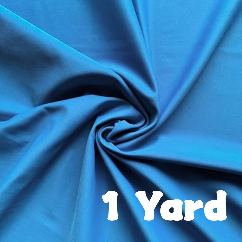 1pc Nylon Spandex Fabric by The Yard, Swimwear Activewear Fabric, 4 - Way Stretch Fabric for Sports, Dance, Yoga, Table Cloth, Swimsuit Fabric (152.4cm Wide) - 
