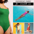 Load image into Gallery viewer, 1pc Nylon Spandex Fabric by The Yard, Swimwear Activewear Fabric, 4 - Way Stretch Fabric for Sports, Dance, Yoga, Table Cloth, Swimsuit Fabric (152.4cm Wide) - 
