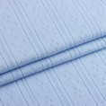 Load image into Gallery viewer, Cotton pointelle knit fabric with openwork texture, view 3
