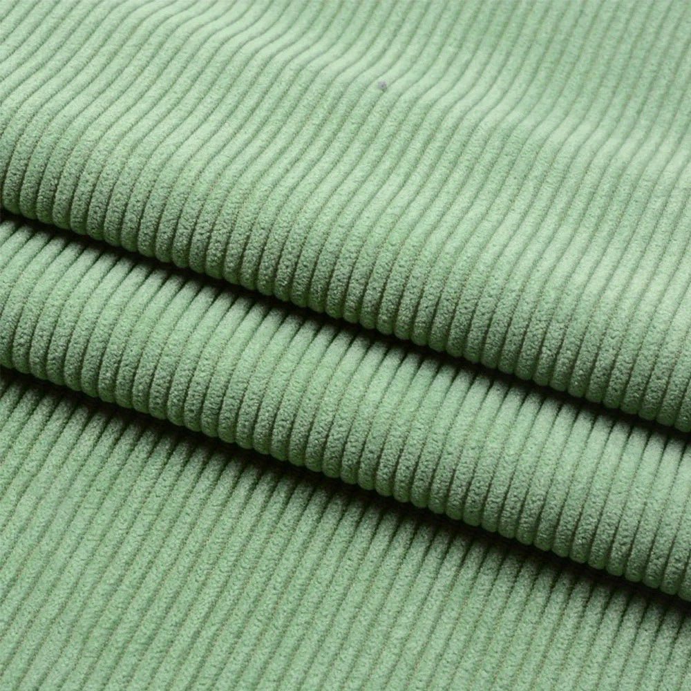 50Cm X 150Cm/19.69Inch * 59.06Inch Corduroy Fabric Sewn Coat Skirt Pillowcase Sheet Set of Clothes Lining Household Textiles DIY Fabric - 