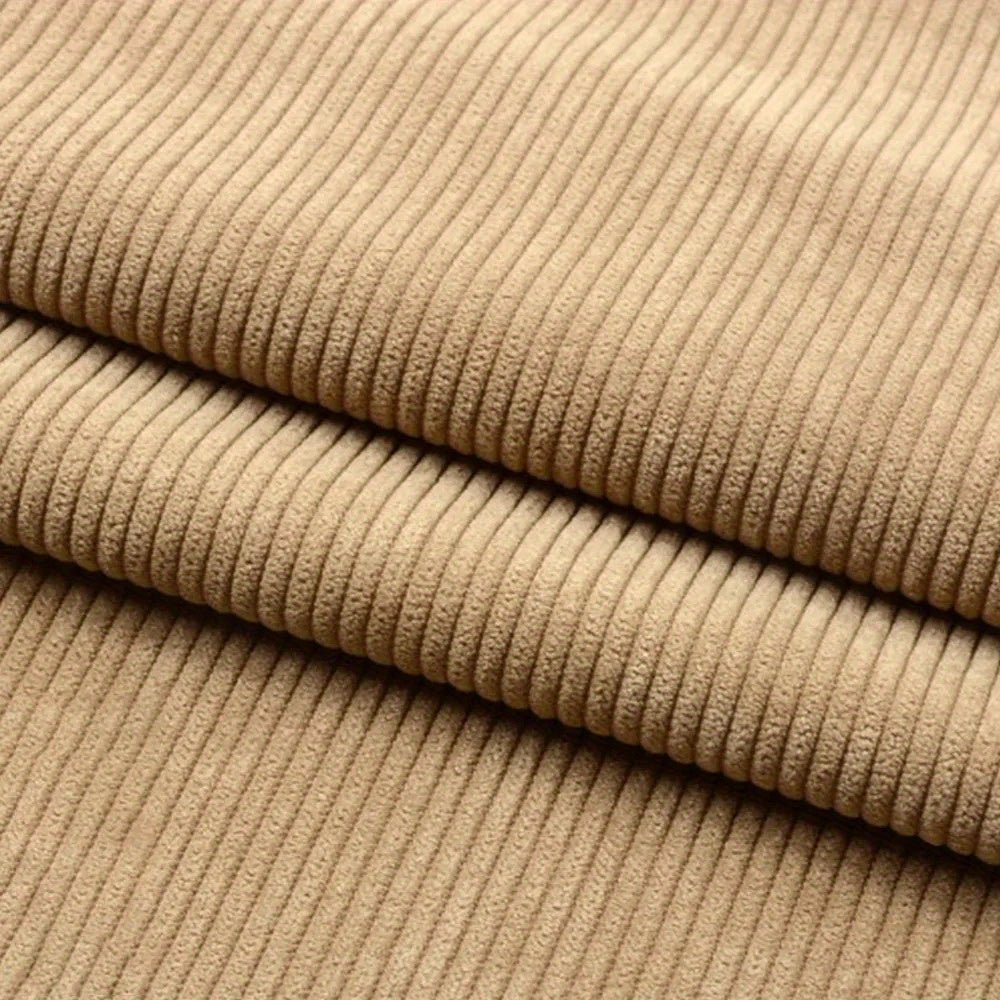 50Cm X 150Cm/19.69Inch * 59.06Inch Corduroy Fabric Sewn Coat Skirt Pillowcase Sheet Set of Clothes Lining Household Textiles DIY Fabric - 
