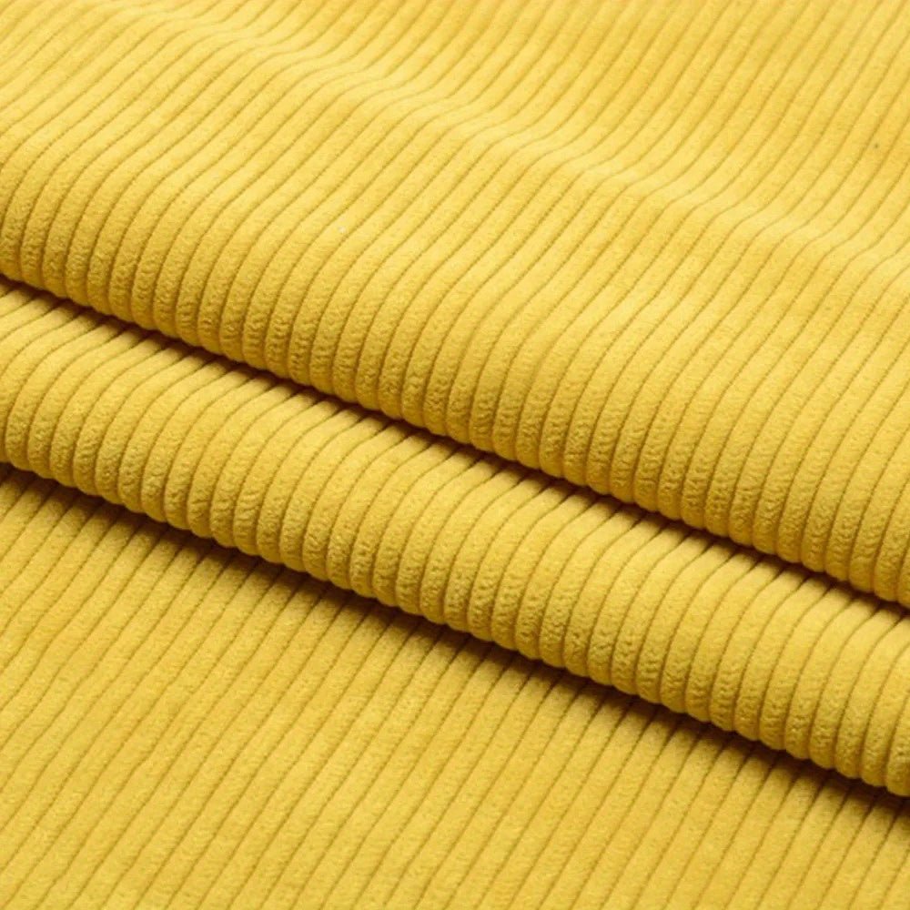 50Cm X 150Cm/19.69Inch * 59.06Inch Corduroy Fabric Sewn Coat Skirt Pillowcase Sheet Set of Clothes Lining Household Textiles DIY Fabric - 