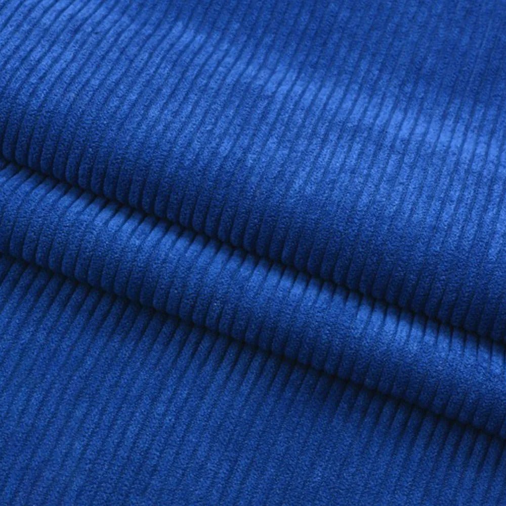 50Cm X 150Cm/19.69Inch * 59.06Inch Corduroy Fabric Sewn Coat Skirt Pillowcase Sheet Set of Clothes Lining Household Textiles DIY Fabric - 