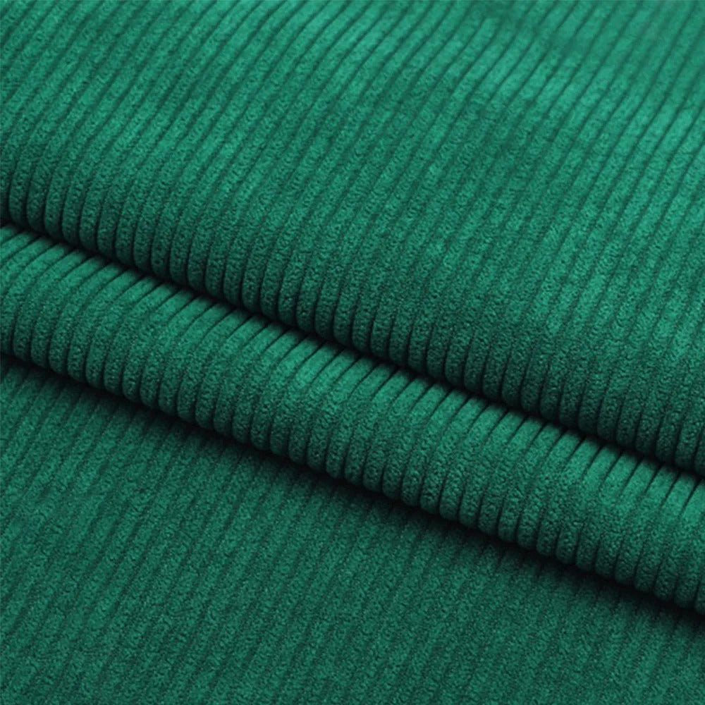 50Cm X 150Cm/19.69Inch * 59.06Inch Corduroy Fabric Sewn Coat Skirt Pillowcase Sheet Set of Clothes Lining Household Textiles DIY Fabric - 