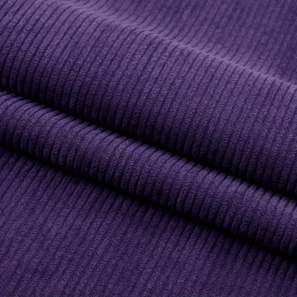 50Cm X 150Cm/19.69Inch * 59.06Inch Corduroy Fabric Sewn Coat Skirt Pillowcase Sheet Set of Clothes Lining Household Textiles DIY Fabric - 